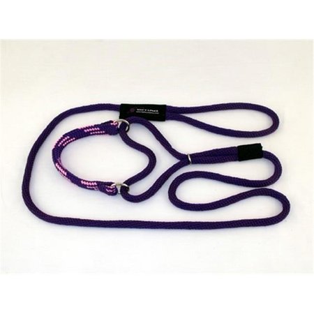 SOFT LINES Soft Lines PMS06PURPLE-PINK Martingale Dog Leash 6 Ft. Small; Purple and Pink PMS06PURPLE/PINK